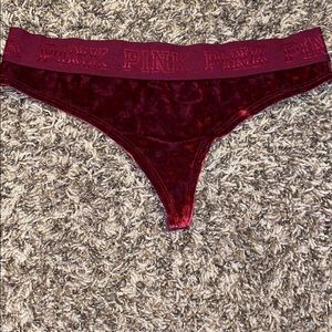 Velvet PINK thong used